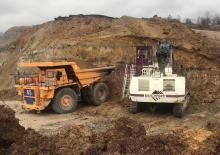 Excavatrice sur chenilles Bucyrus RH90C