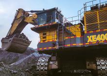 Excavatrice sur chenilles XCMG XE4000