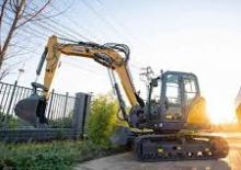 Excavatrice sur chenilles XCMG XE80E Single boom