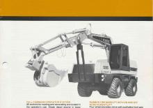 Excavatrice sur pneus Case 1285