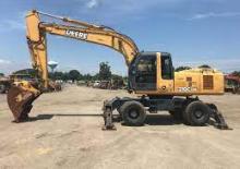 Excavatrice sur pneus John Deere Construction 210C W
