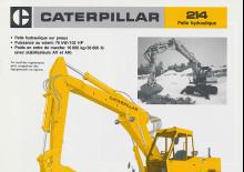 Excavatrice sur pneus Caterpillar 214