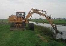 Excavatrice sur pneus Case Poclain 488 P2A