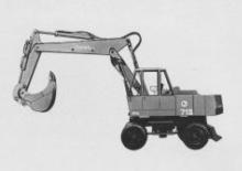 Excavatrice sur pneus Fuchs 713 MU