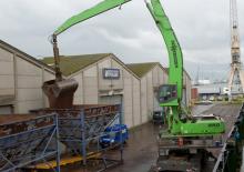 Excavatrice sur pneus Sennebogen 850 M