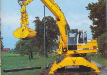 Excavatrice sur pneus Liebherr A 922