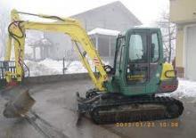 Excavatrice sur pneus Yanmar B 50
