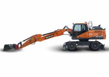 Excavatrice sur pneus Develon DX190W-7 