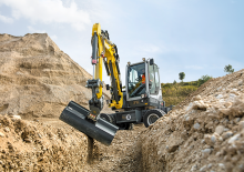 Excavatrice sur pneus Wacker Neuson EW 65