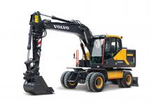 Excavatrice sur pneus Volvo EW140 CN4