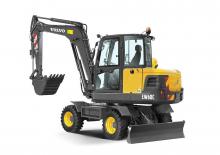 Excavatrice sur pneus Volvo EW60C
