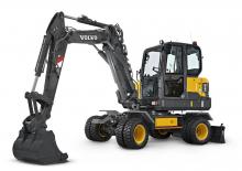 Excavatrice sur pneus Volvo EW60E
