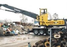 Excavatrice sur pneus Volvo EW650I