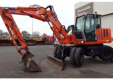 Excavatrice sur pneus Fiat-Hitachi FH 120 W