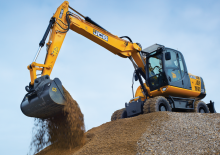 Excavatrice sur pneus JCB JS145W