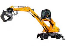 Excavatrice sur pneus JCB JS20MH