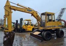 Excavatrice sur pneus Eder M 805