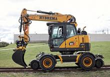 Excavatrice sur pneus Hydrema MX 17 G