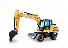 Excavatrice sur pneus PowerPlus PP160W-XI