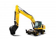 Excavatrice sur pneus PowerPlus PP220W-XI ADVANCE