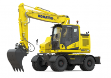 Excavatrice sur pneus Komatsu PW168-11E1