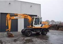 Excavatrice sur pneus Hyundai R 120 W