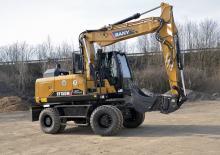 Excavatrice sur pneus Sany SY155W