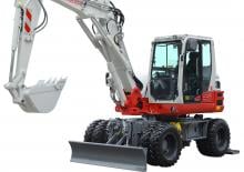 Excavatrice sur pneus Takeuchi TB 395W