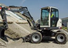Excavatrice sur pneus Terex TW 70