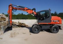 Excavatrice sur pneus Terex TW160