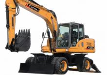 Excavatrice sur pneus Yuchai YC160W