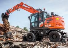 Excavatrice sur pneus Hitachi ZX175W-7
