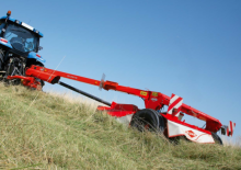 Faucheuse à disque traîné avec conditionneur Kuhn FC 283 RTG