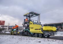 Finisseur d'asphalte sur roues Ammann AFW 400-3