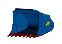 Godet pour chargeuses sur pneus Arden L71RC