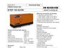 Groupes électrogènes à diesel Hüdig Step 150 ECON