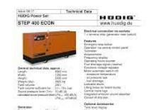 Groupes électrogènes à diesel Hüdig Step 400 ECON