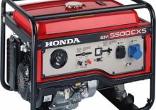 Groupes électrogènes à essence Honda EM 5500 CXS