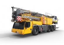 Grue à tour - tourneur inférieur - sur véhicule Liebherr MK 73-3.1