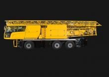 Grue à tour - tourneur inférieur - sur véhicule Spierings SK487-AT3