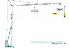 Grues à tour - tourneur inférieur Cattaneo CM 220