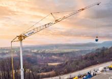 Grues à tour - tourneur inférieur Potain Hup32-27