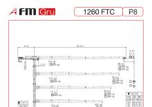 Grues à tour - tourneur supérieur FM-Gru 1260 FTC P8