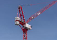 Grues à tour  - tourneur supérieur- flèche épingle Wolffkran 235 B