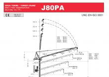 Grues à tour - tourneur supérieur Jaso J80PA