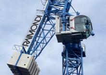 Grues à tour  - tourneur supérieur- flèche épingle Raimondi LRH174