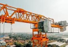 Grues à tour - tourneur supérieur Potain MCT 565 M25