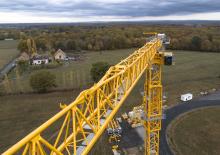 Grues à tour - tourneur supérieur Potain MDT 809 M40