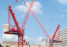 Grues à tour - tourneur supérieur Potain MR 225 A