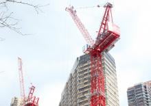 Grues à tour - tourneur supérieur Potain MR 418